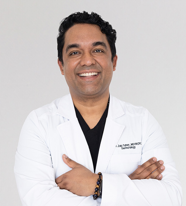 Dr. Zaki Taher - Board Certified Dermatologist, MD, BSC, FRCPC at Ethema Sherwood Park